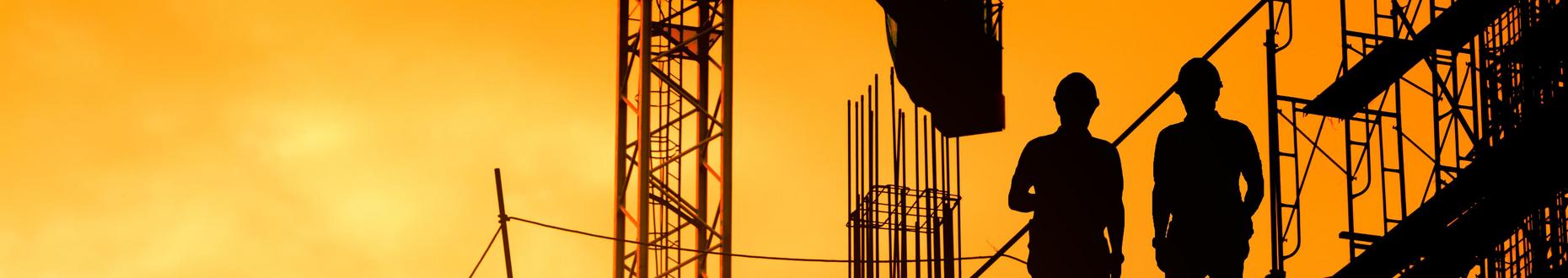 Orange Industrial Landscape image